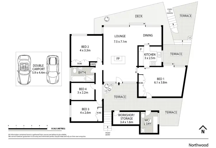 Floorplan of Homely house listing, 9 Pendray Close, Northwood NSW 2066