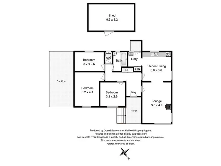 Floorplan of Homely house listing, 5 Casuarina Court, East Devonport TAS 7310