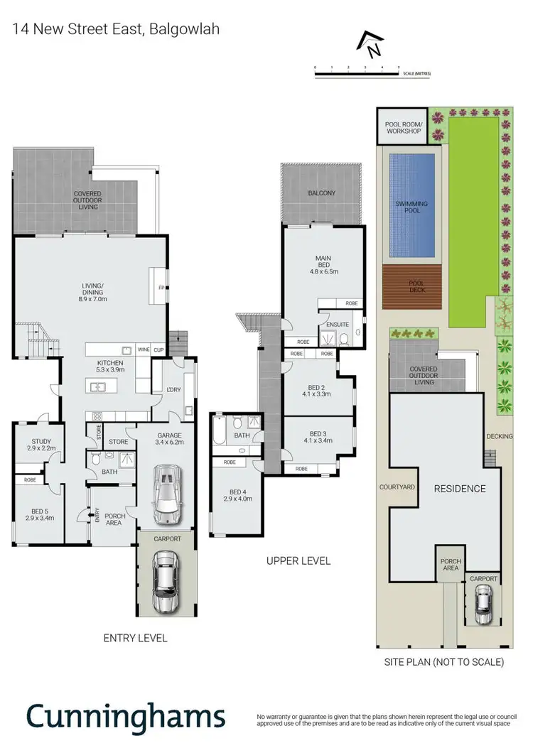 Floorplan of Homely house listing, 14 New Street East, Balgowlah NSW 2093