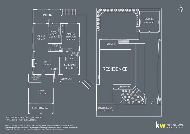 Floorplan of Homely house listing, 8-10 Marie Street, Traralgon VIC 3844
