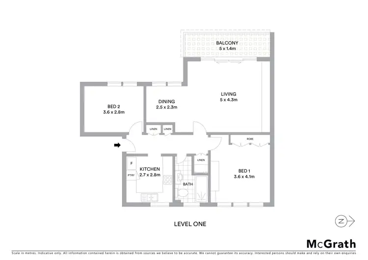 Floorplan of Homely apartment listing, 22/30-40 Blues Point Road, Mcmahons Point NSW 2060