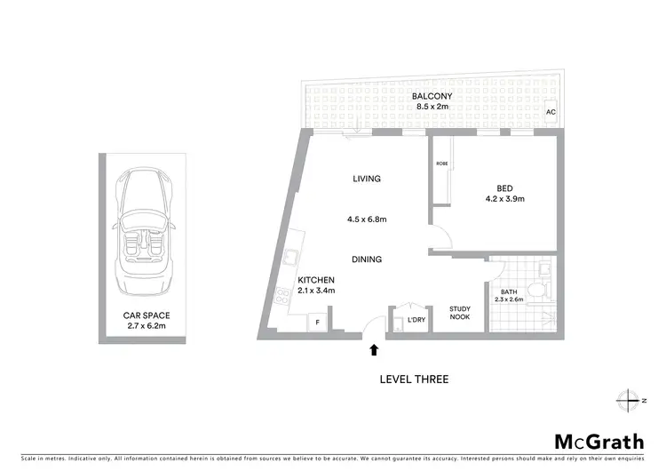 Floorplan of Homely apartment listing, 3.03/232-234 Rocky Point Road, Ramsgate NSW 2217