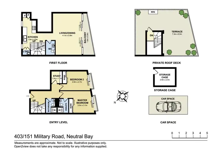 Floorplan of Homely apartment listing, 403/30 May Lane, Neutral Bay NSW 2089