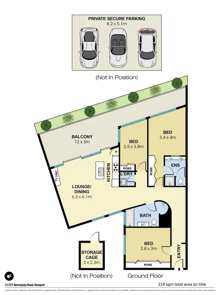 Floorplan of Homely unit listing, 21/377 Barrenjoey Road, Newport NSW 2106