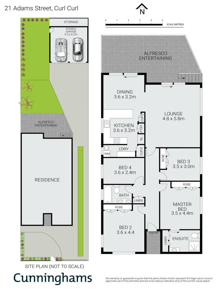 Floorplan of Homely house listing, 21 Adams Street, Curl Curl NSW 2096