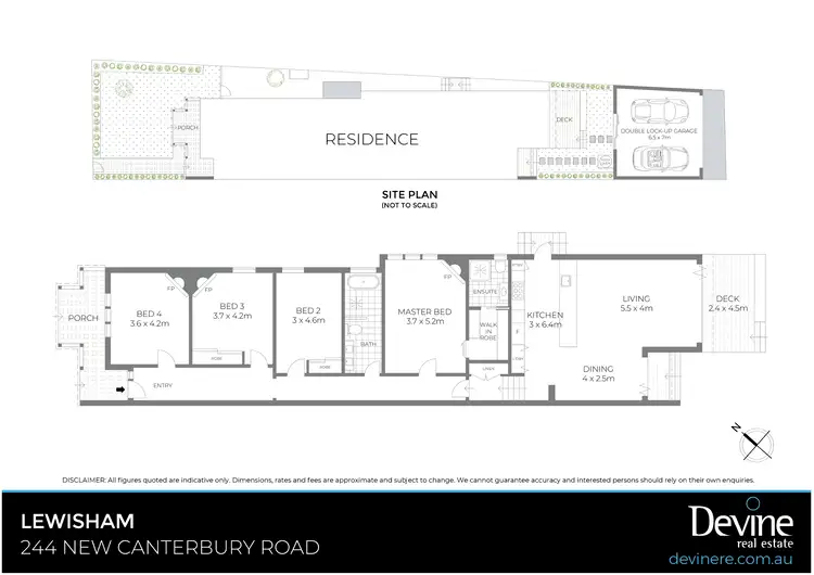 Floorplan of Homely house listing, 244 New Canterbury Road, Lewisham NSW 2049