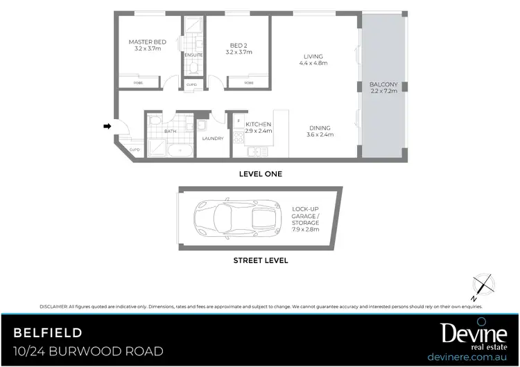 Floorplan of Homely apartment listing, 10/24 Burwood Road, Belfield NSW 2191