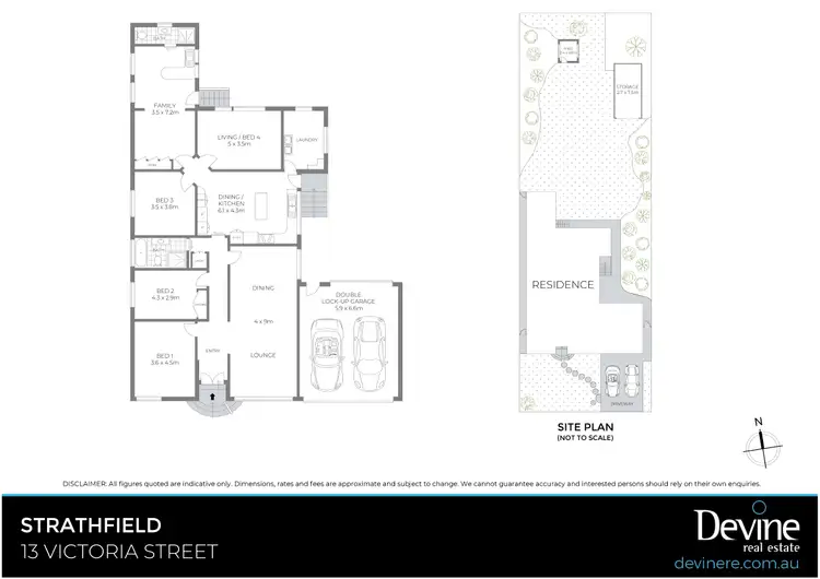 Floorplan of Homely house listing, 13 Victoria Street, Strathfield NSW 2135