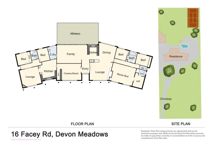 Floorplan of Homely house listing, 16 Facey Road, Devon Meadows VIC 3977