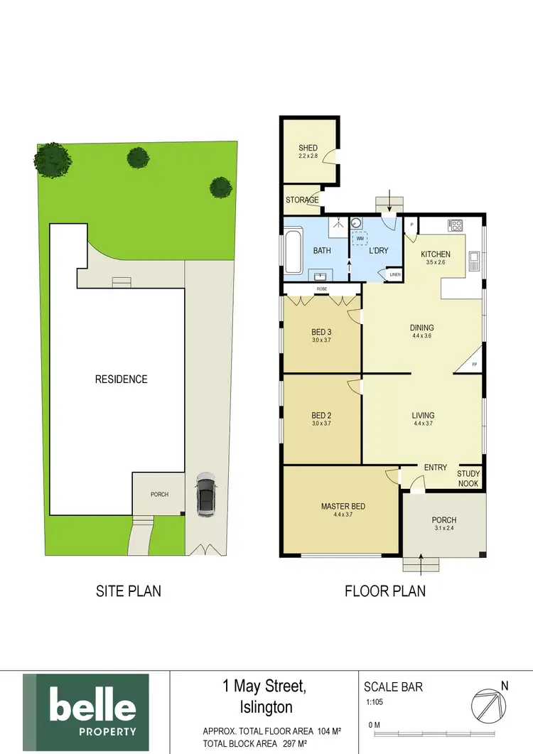 Floorplan of Homely house listing, 1 May Street, Islington NSW 2296
