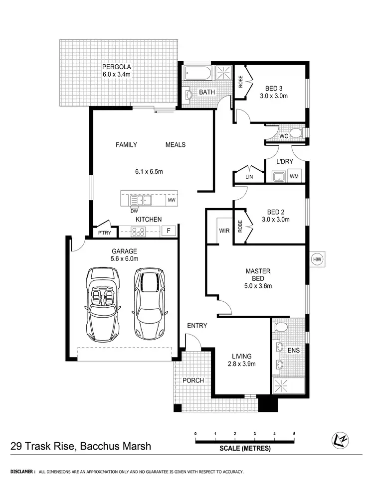 Floorplan of Homely house listing, 29 Trask Rise, Bacchus Marsh VIC 3340