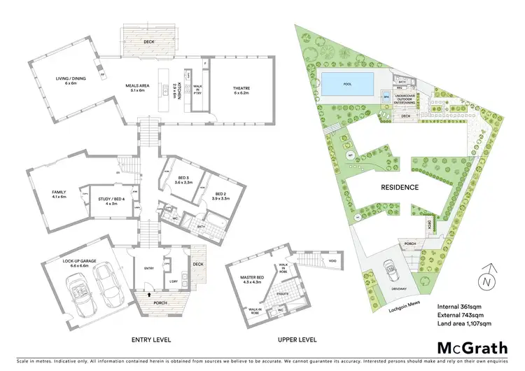 Floorplan of Homely house listing, 10 Lochgoin Mews, Highton VIC 3216