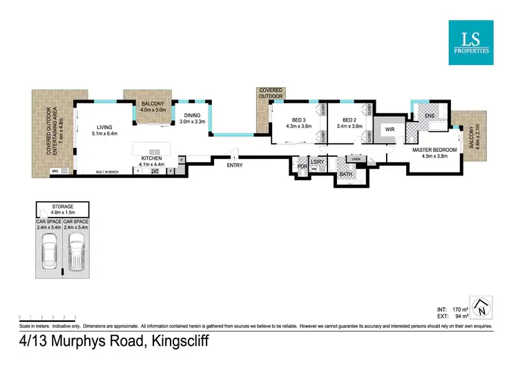 Floorplan of Homely apartment listing, 4/13 Murphys Road, Kingscliff NSW 2487