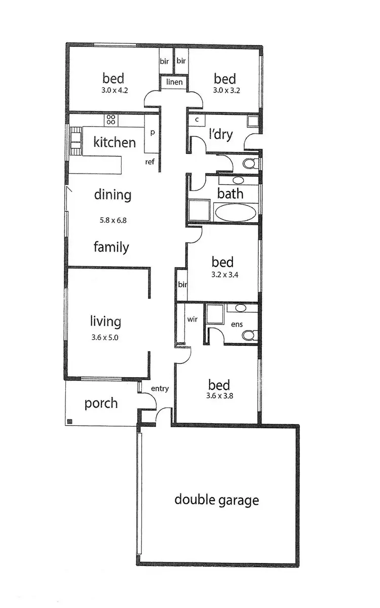 Floorplan of Homely house listing, 8 Burnnett Court, Longwarry VIC 3816