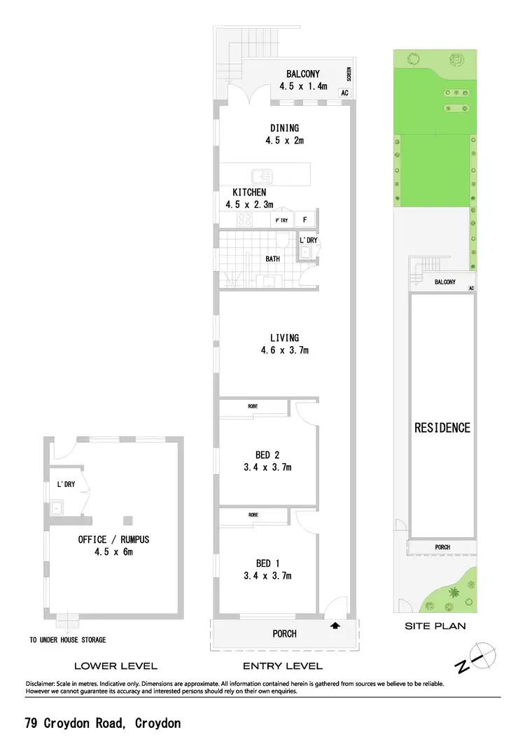 Floorplan of Homely house listing, 79 Croydon Road, Croydon NSW 2132