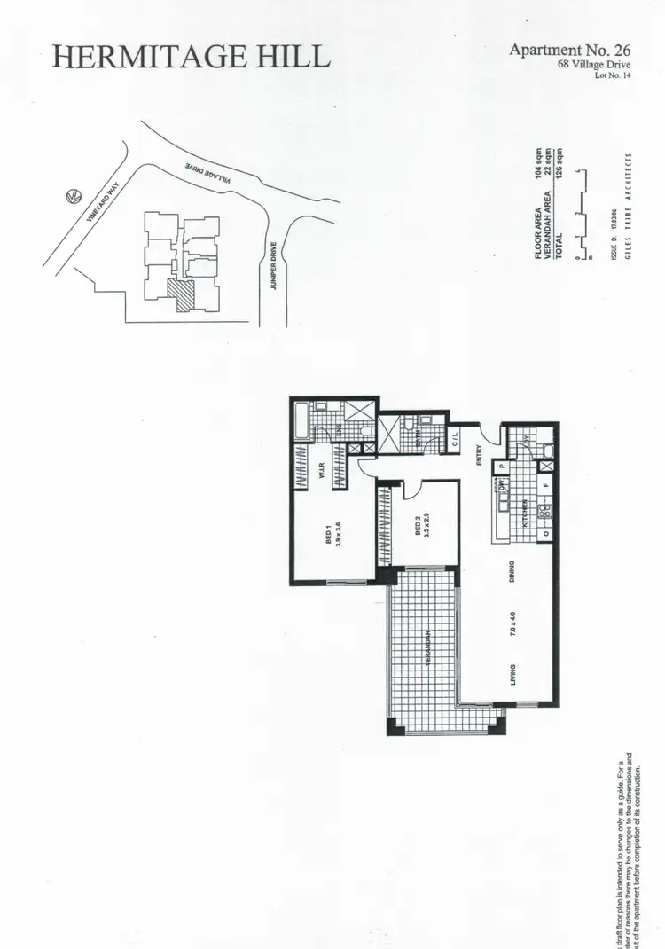 Floorplan of Homely apartment listing, 26/68 Village Drive, Breakfast Point NSW 2137