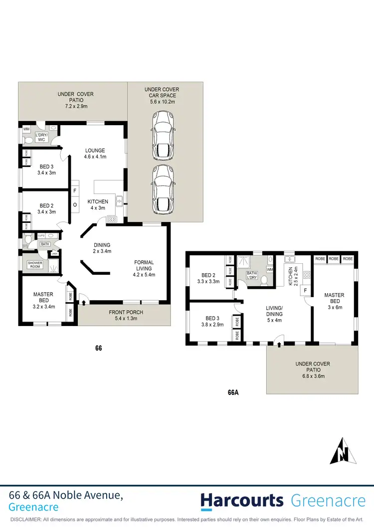 Floorplan of Homely house listing, 66 Noble Avenue, Greenacre NSW 2190