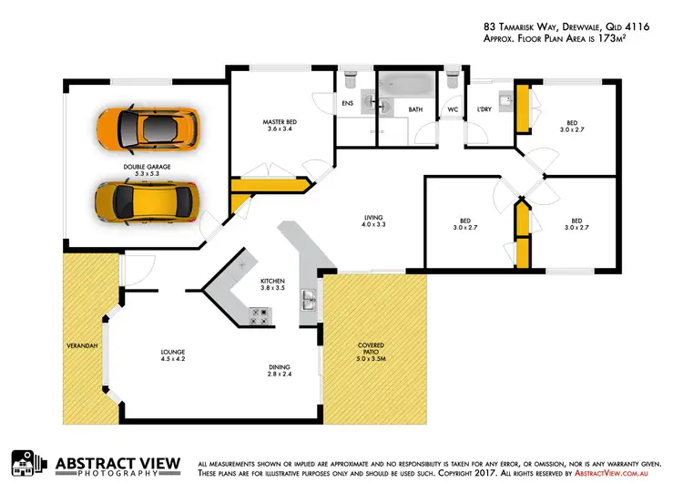 Floorplan of Homely house listing, 83 Tamarisk Way, Drewvale QLD 4116