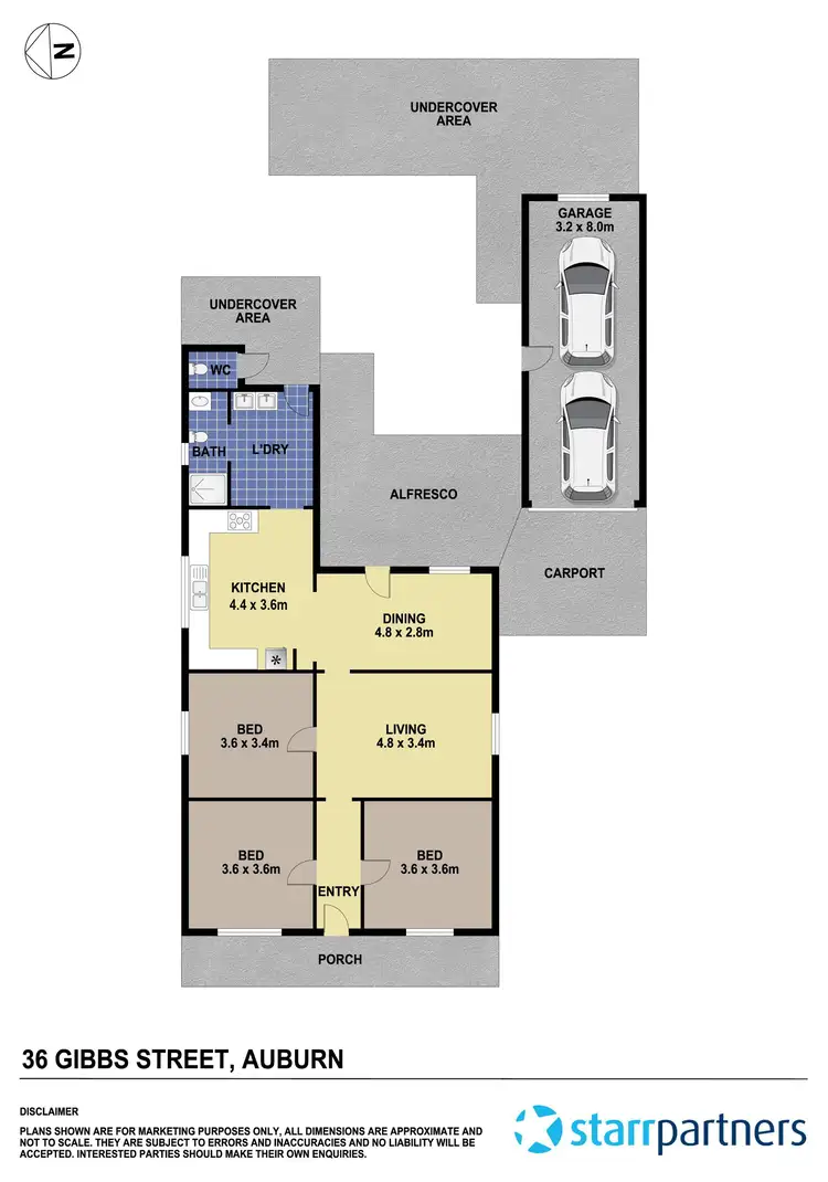 Floorplan of Homely house listing, 36 Gibbs Street, Auburn NSW 2144