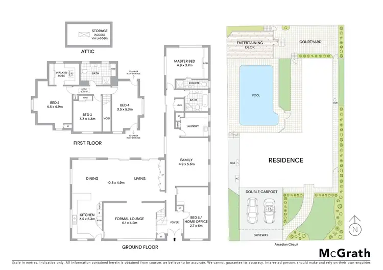Floorplan of Homely house listing, 65 Arcadian Circuit, Carlingford NSW 2118