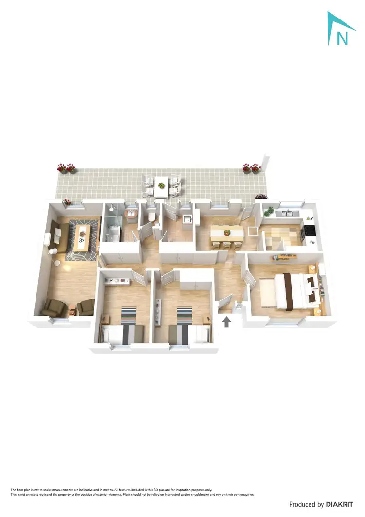Floorplan of Homely house listing, 4 Wilterna Crescent, Smithfield SA 5114