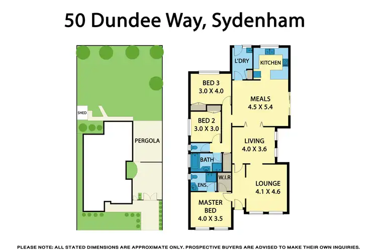 Floorplan of Homely house listing, 50 Dundee Way, Sydenham VIC 3037