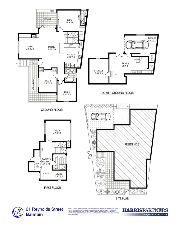Floorplan of Homely house listing, 61 Reynolds Street, Balmain NSW 2041