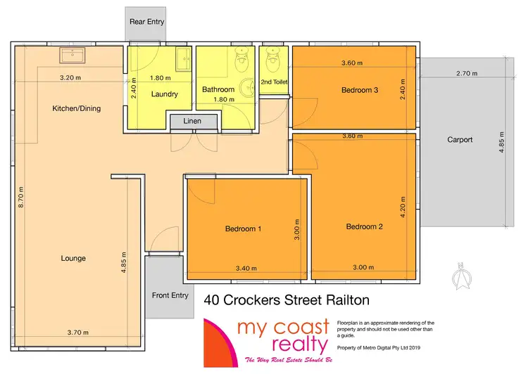 Floorplan of Homely house listing, 40 Crockers Street, Railton TAS 7305