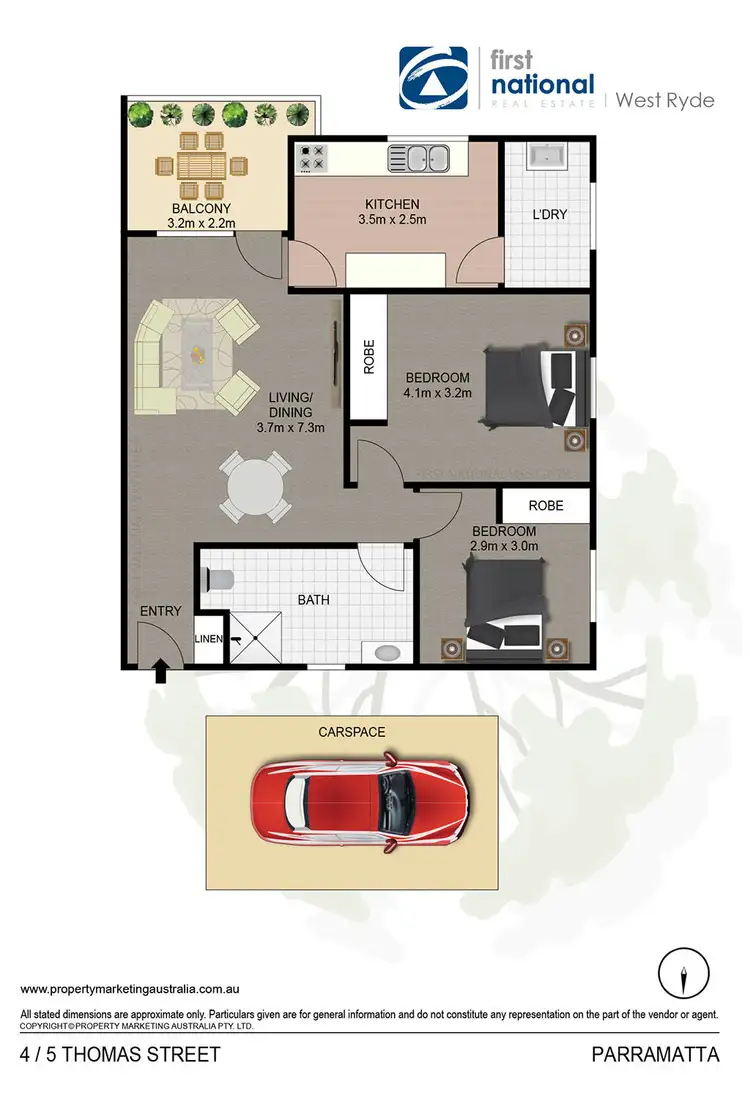 Floorplan of Homely apartment listing, 4/5 Thomas Street, Parramatta NSW 2150