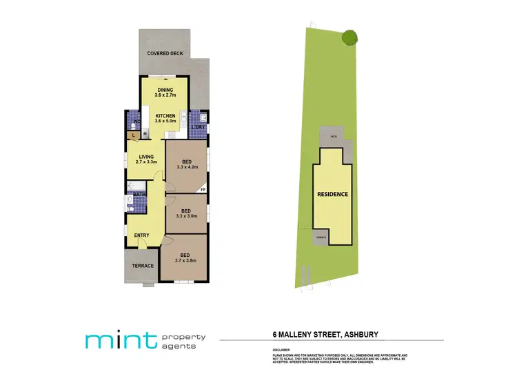 Floorplan of Homely house listing, 6 Malleny Street, Ashbury NSW 2193