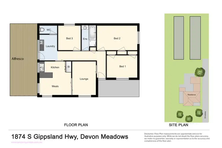 Floorplan of Homely rural property listing, 1874 South Gippsland Highway, Devon Meadows VIC 3977