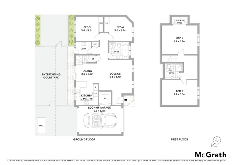 Floorplan of Homely townhouse listing, 2/91 Iberia Street, Padstow NSW 2211