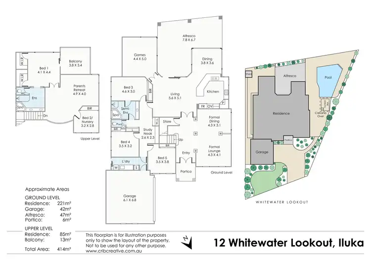 Floorplan of Homely house listing, 12 Whitewater Lookout, Iluka WA 6028