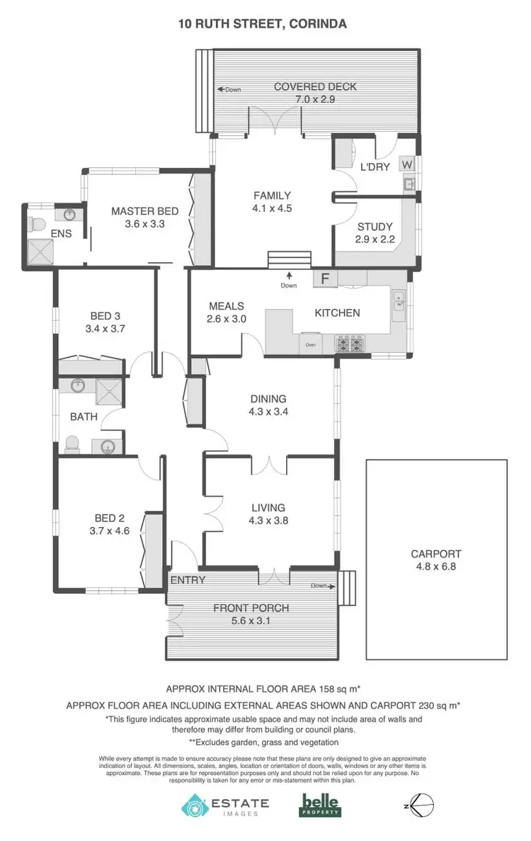 Floorplan of Homely house listing, 10 Ruth Street, Corinda QLD 4075