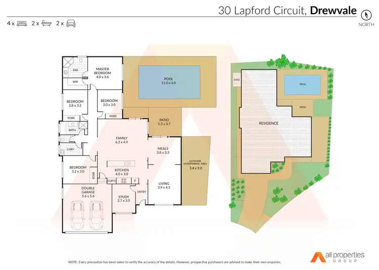 Floorplan of Homely house listing, 30 Lapford Circuit, Drewvale QLD 4116