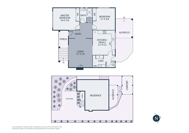 Floorplan of Homely house listing, 38 Purinuan Road, Reservoir VIC 3073