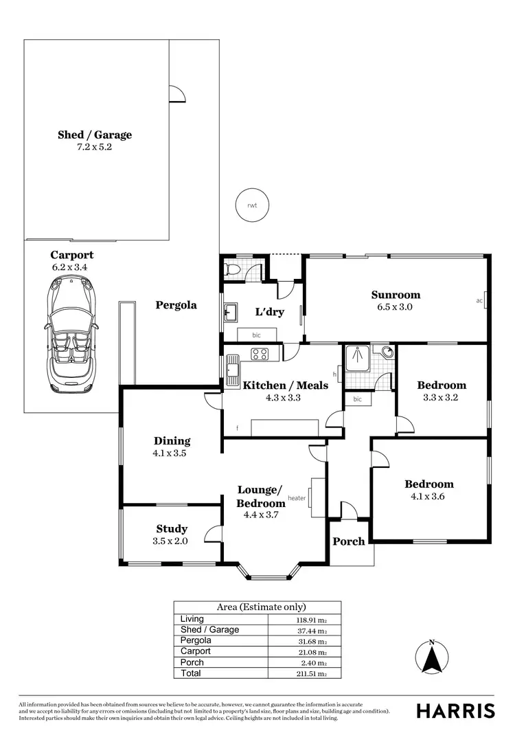 Floorplan of Homely house listing, 17 Claire Street, Lower Mitcham SA 5062