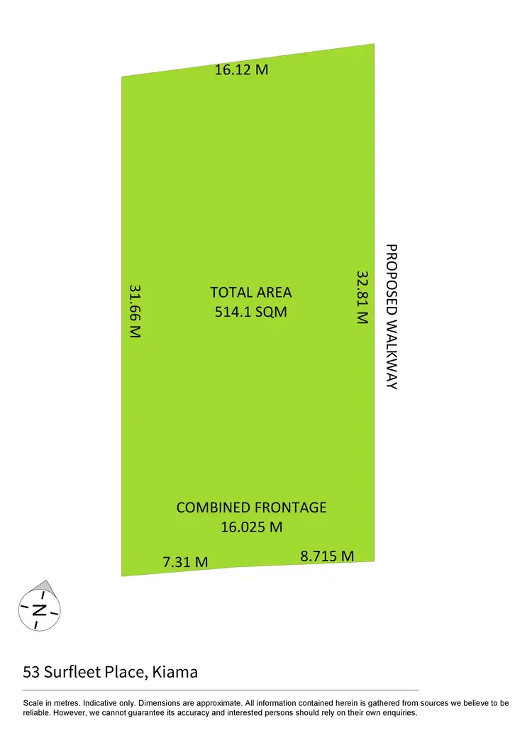 Floorplan of Homely land listing, 53 Surfleet Place, Kiama NSW 2533