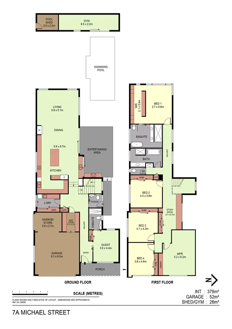 Floorplan of Homely house listing, 7A Michael Street, Kennington VIC 3550