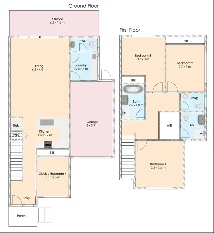 Floorplan of Homely townhouse listing, 5C Motherwell Avenue, Greenvale VIC 3059