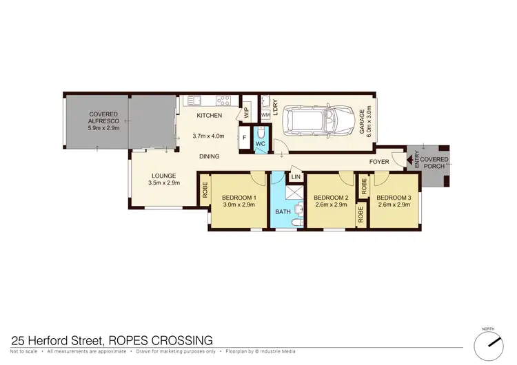 Floorplan of Homely house listing, 25 Herford Street, Ropes Crossing NSW 2760