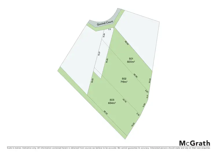 Floorplan of Homely land listing, LOT 501, 44 Govind Court, Gracemere QLD 4702