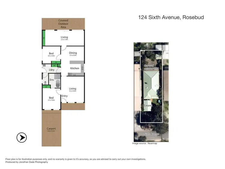 Floorplan of Homely house listing, 124 Sixth Avenue, Rosebud VIC 3939
