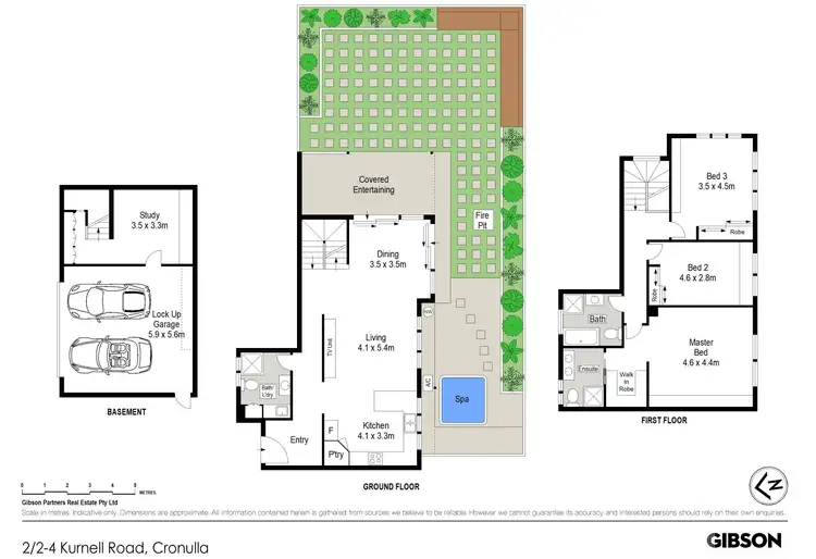 Floorplan of Homely townhouse listing, 2/2-4 Kurnell Road, Cronulla NSW 2230