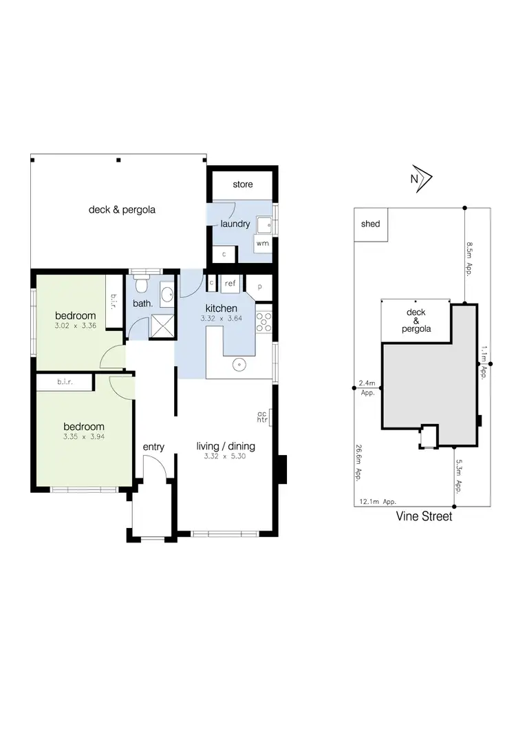 Floorplan of Homely house listing, 9 Vine Street, West Footscray VIC 3012