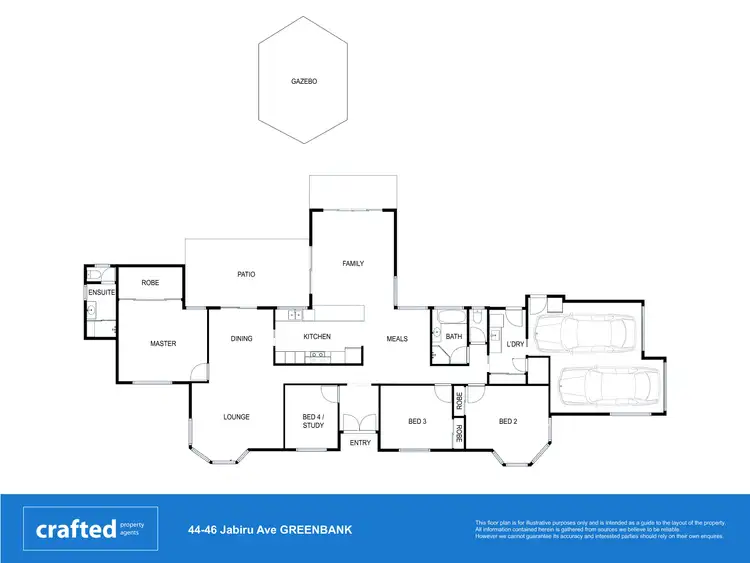 Floorplan of Homely house listing, 44-46 Jabiru Avenue, Greenbank QLD 4124