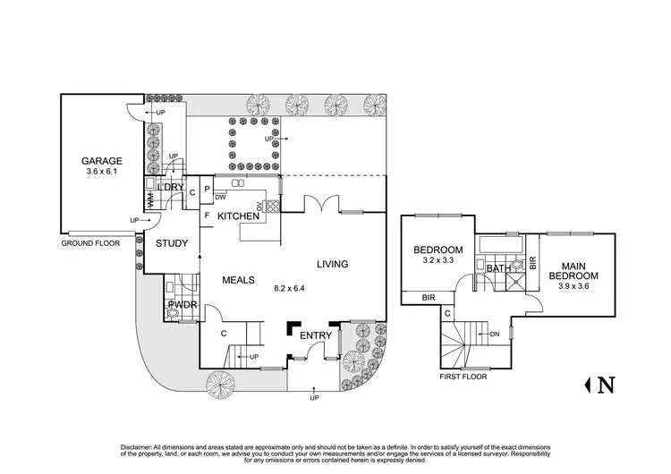 Floorplan of Homely townhouse listing, 2/1082 Doncaster Road, Doncaster East VIC 3109