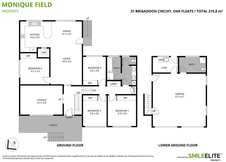 Floorplan of Homely house listing, 31 Brigadoon Circuit, Oak Flats NSW 2529