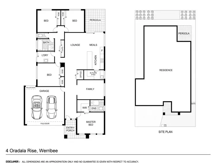 Floorplan of Homely house listing, 4 Oradala Rise, Werribee VIC 3030