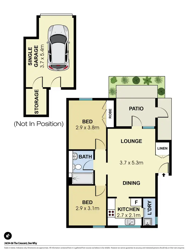 Floorplan of Homely apartment listing, 24/34-36 The Crescent, Dee Why NSW 2099
